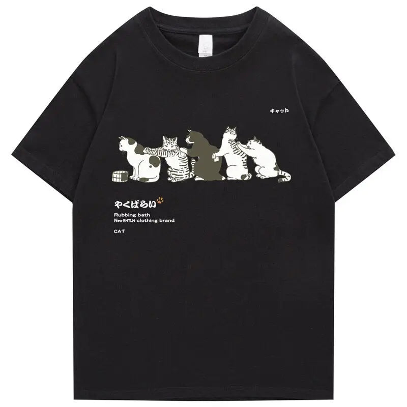 Funny Cats Rubbing T-Shirt